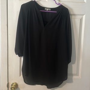 Black loose blouse